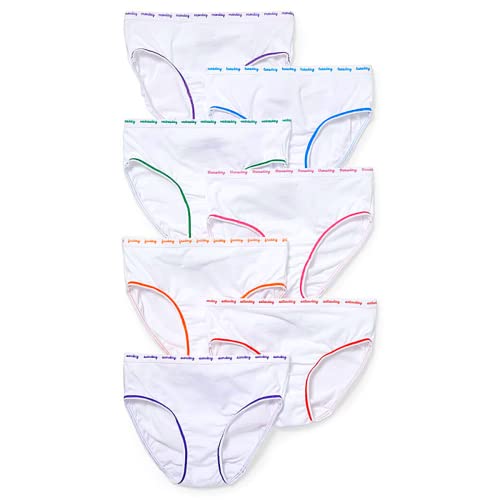 Image of TuddyBuddy Girl's 100% Cotton Graphic Prints Briefs /Panty /Underwear /Panties, Multicolor