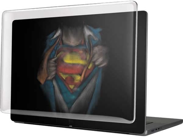Skinit Case + Skin Compatible with MacBook Pro 16in (2021) - Officially Licensed Warner Bros Superman Chalk Design