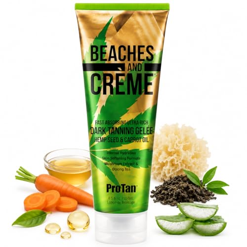 ProTan Beaches & Crme Hemp Dark Tanning Gelee 8.5 oz