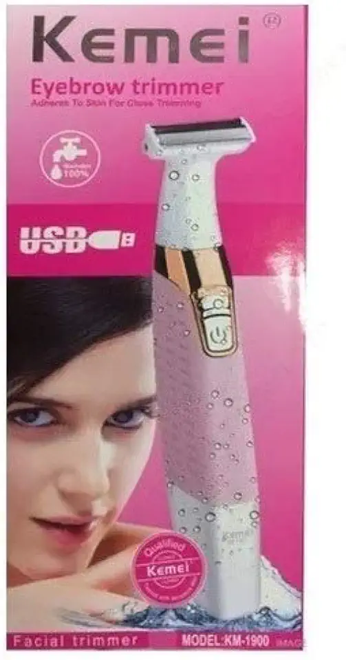 Prestobarba Elétrico Recarregável A Prova D'água Kemei 1900