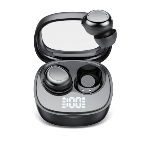 Image of Wireless Earbuds, Hybrid ANC 40dB Noise Cancelling Headphones, 45H Playtime, Bluetooth 5.4, 10mm Drivers with 5 EQ, ENC Dual Mic, IPX7 Waterproof, Transparent Mode, Digital Battery Display iOS /Android