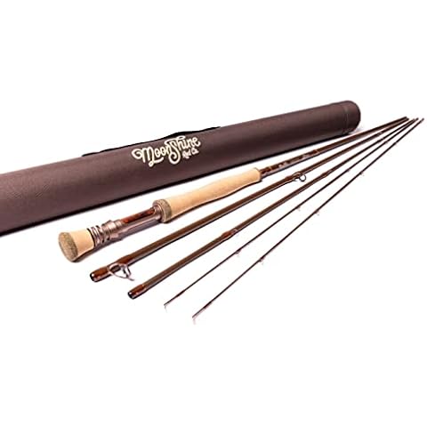 Moonshine Rod Company Fly Fishing Rod with Carrying Case and Extra Rod Tip Section Medium Action, The Drifter II, 7wt 10' Cover