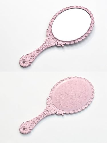 Espejo de Maquillaje Ovalado Retro AKOAK Portátil miniatura 4