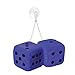 Simoni Racing Microfibre Big Dices 10x10cm - Blau mit weißen Punkten - Satz à 2 Stück