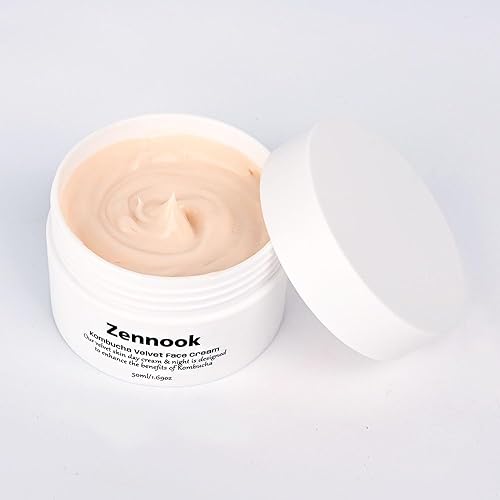 Miniatura 3 de ZENNOOK BEAUTY & WELLNESS Kombucha Velvet Face Cream, una gema natural para el cuidado de la piel perfumada con té negro natural impregnada con