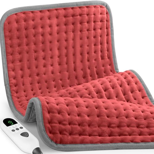 Heating Pad for Back Pain & Period Cramps Relief, 12