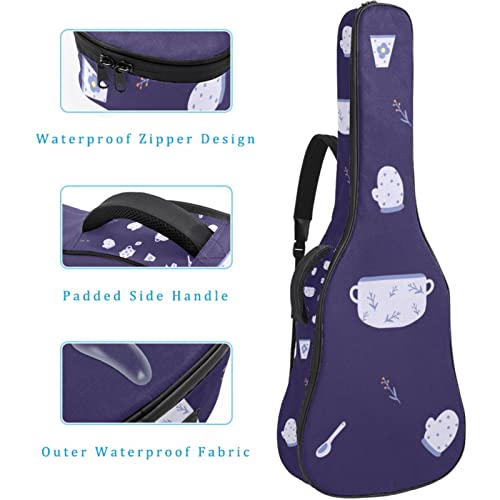 Housse pour guitare acoustique – Motif fleurs – 1 cm d’épaisseur – Étanche – 101,6 cm – 106,1 cm – 106,7 cm, Multicolore… - Les Beatles, Paul McCartney, John Lennon, RIngo Starr, George Harrison Housse pour guitare acoustique - Motif fleurs - 1 cm d'épaisseur - Étanche - 101,6 cm - 106,1 cm - 106,7 cm, Multicolore… – Image 5