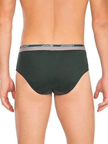 Image of Jockey 8037 Men's Super Combed Cotton Solid Brief with Ultrasoft Waistband (Pack of 2)