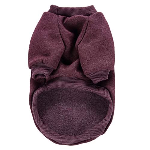 Image of Dog Sweaters for Small Dogs, Soft Fleece Puppy Clothes, Warm Winter Coat