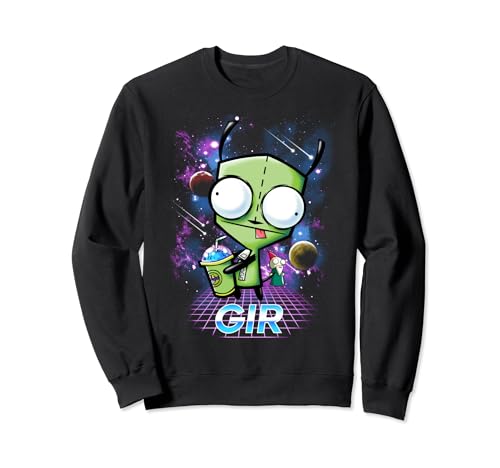 Invader Zim Gir 80's Galaxy Mash Up Sweatshirt Sweatshirt