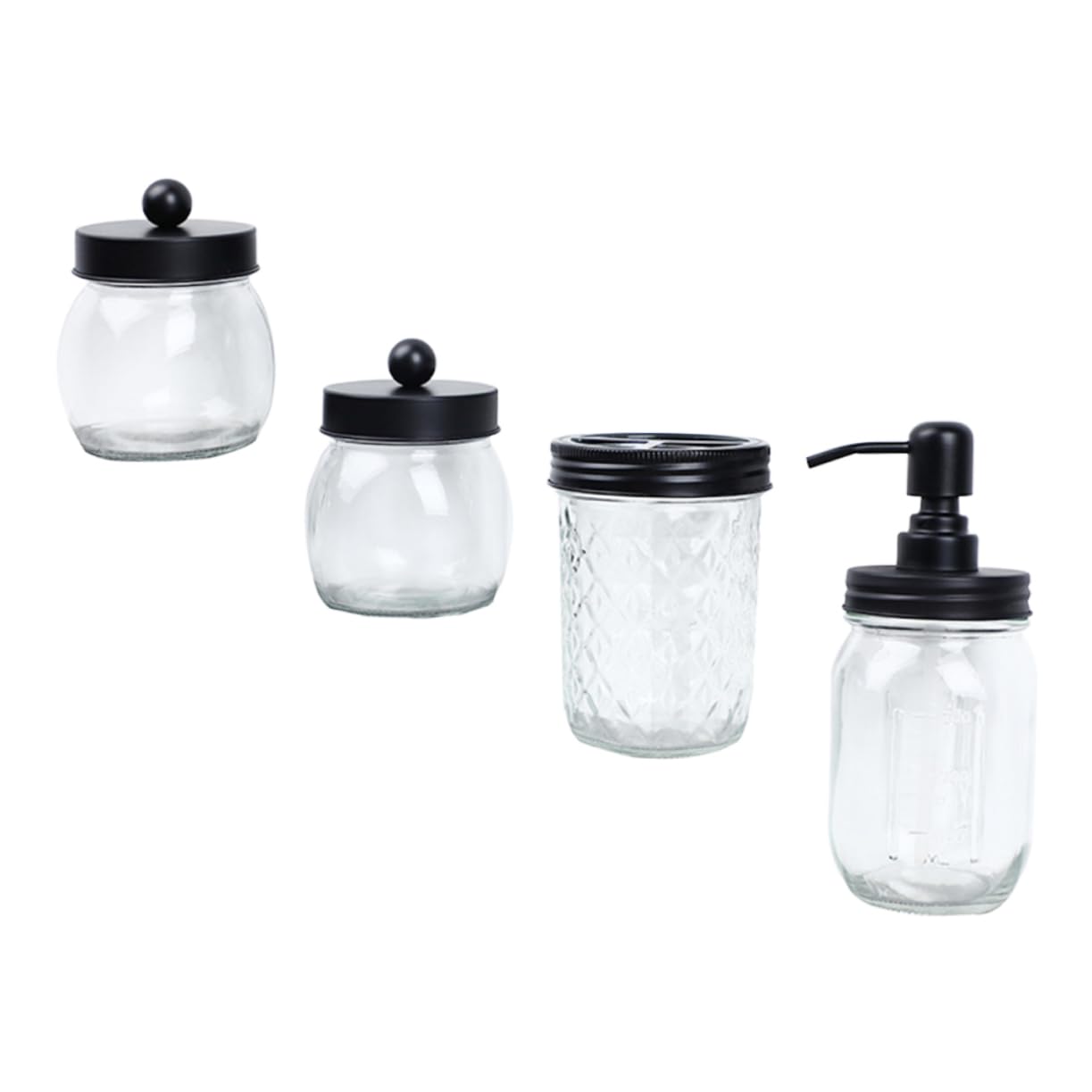 Flacons de lotion et accessoires de salle de bain élégants pour routine spa à la maison