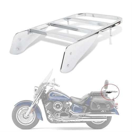 Porte-bagages arrière moto plaque queue et support d'extension XVS 400 - 6