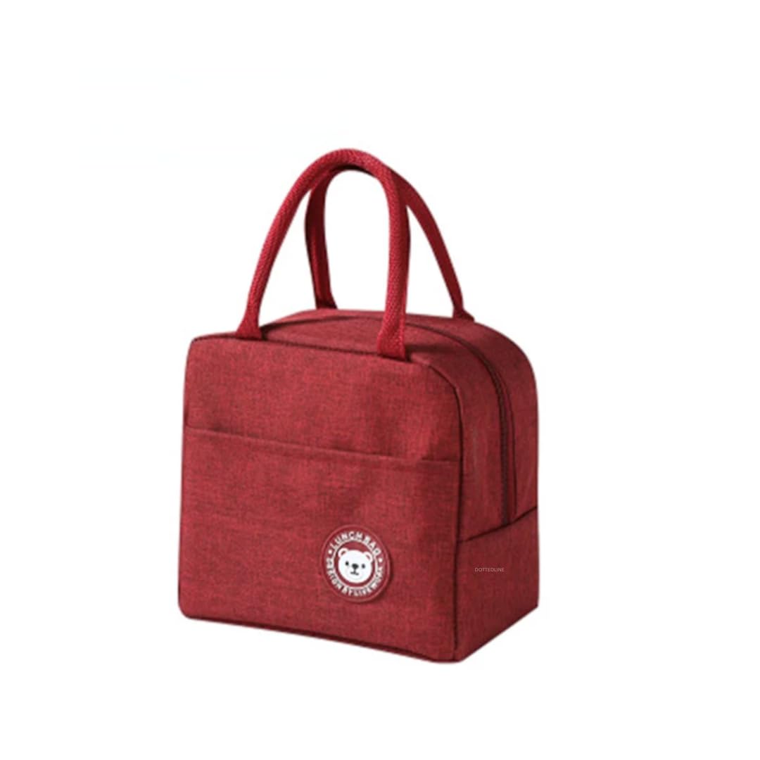 Insulated Eco-Friendly Lunch Bag with Aluminium Foil Insulation| Leak-Proof Lunch Bags| Heat-Insulating Bags| Durable and Easy to Clean|Compact and Stylish Lunch Bag for Kids (Rexin Material) (B0DGX9LDNC) Amazon Price History, Amazon Price Tracker
