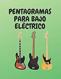 bajo electrico 4 cuerdas blanco  PENTAGRAMAS PARA BAJO ELÉCTRICO: Cuaderno De Tablaturas En Blanco Para Bajo Eléctrico de 4 Cuerdas. Contiene 8 Tablaturas Por Página Y Un Tamaño De 8,5 x 11\"