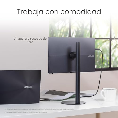 Monitor portátil ASUS ZenScreen 1080p con filtro de luz azul y panel IPS antirreflejo 6