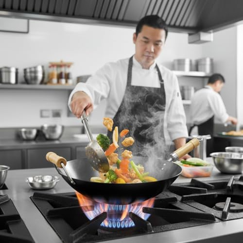 Wok de acero carbono antiadherente 14" TrueCraftware miniatura 2