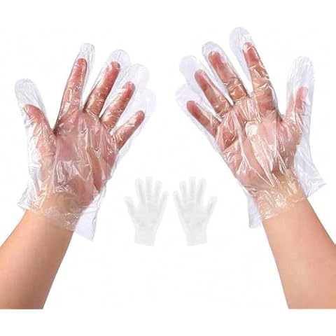 G4GADGET 100pcs Disposable Kitchen Gloves Cover