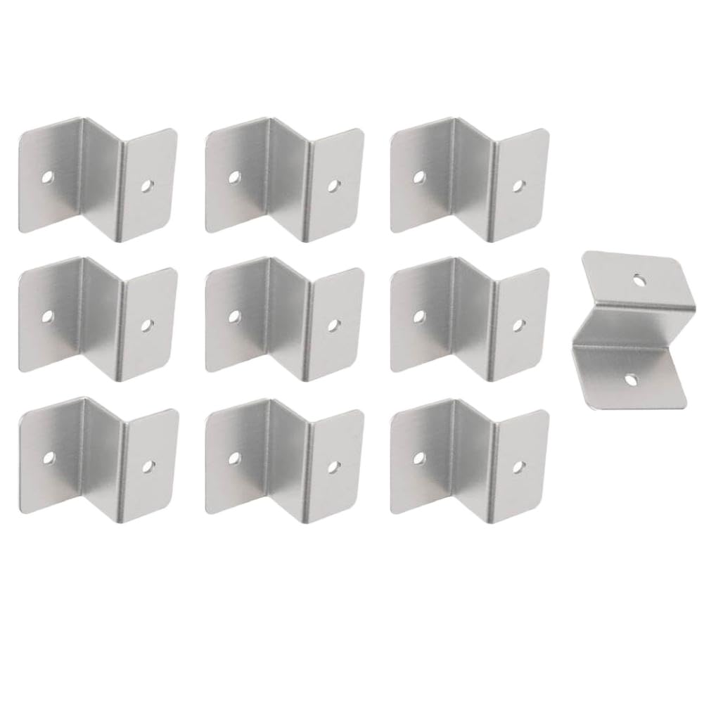 Staffe a Z Staffe per pannelli solari in alluminio da 30 mm Pannelli solari leggeri Staffe a Z con dadi e bulloni compatibili con camper sul tetto(10 pcs)