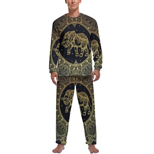 Ensemble de pijama homme haut et bas de pyjama manche longue