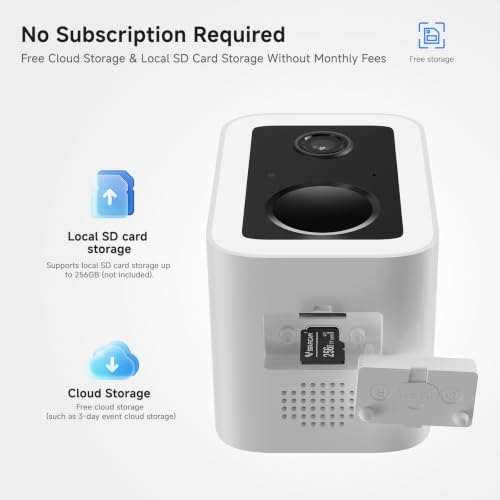 Image of VSTARCAM 2K Solar Security Camera Outdoor Wireless with 5200mAh Battery & Solar Panel, Spotlight & Siren,WiFi 6,IP66，Magnetic Quick Mount No Drill Installation,