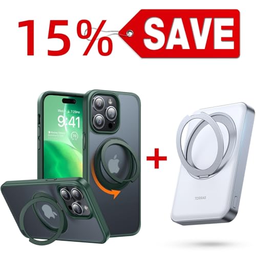 TORRAS 10000mAh Magsafe Power Bank — Buy Together to Save 15%