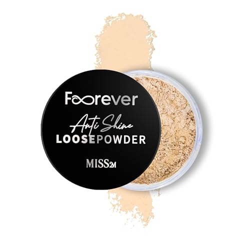 Forever Matte &amp; Blur Makeup Setting Powder with Anti-Shine Oil Control and Soft-Focus Skin Filter: 101 Sheer Hazelnut, 0.53 Oz
