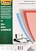 Fellowes Couvertures de reliure PVC transparent A4 en PVC 200 microns - Pack de 100