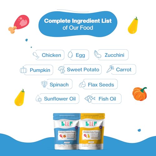 Image of BLEP Fresh Dog Food (Wet)-A Meal Pack | Chicken - Zucchini and Pumpkin Gravy (300gm x 1 Each) | Pack of 2-600g
