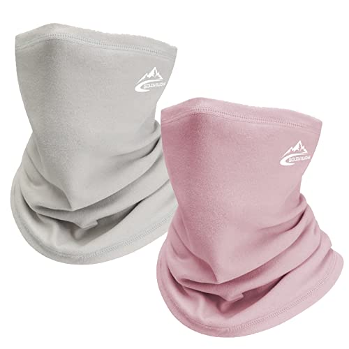 2 Pièces Cache-Cou Tubulaire Unisexe Tour de Cou Élastique Echarpe Multifonction Ski Cyclisme Moto Cover