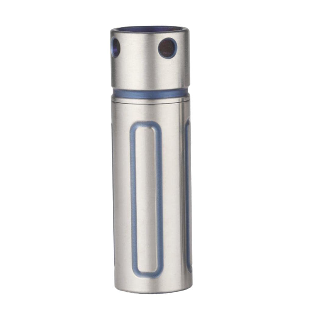 BNF®Titanium Waterproof Sealed Box Bottle Mini Match Capsule Case Holder Tank S|Sporting Goods|Outdoor Sports|Camping & |Package Includes:1 Piece Waterproof Sealed Bottle-image-3