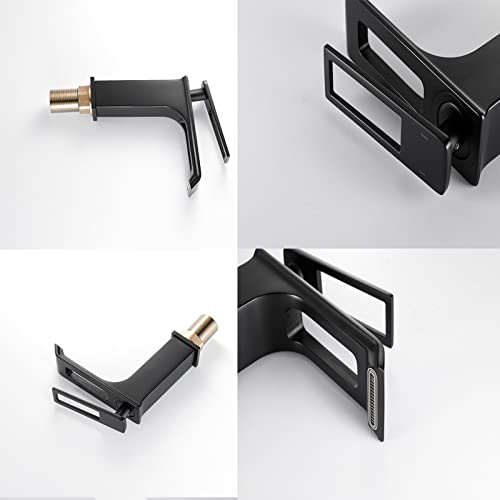 Robinet cascade de salle de bain or avec mitigeur eau chaude et froide
