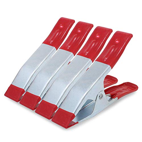 Xrten 4 Pcs Pinzas Abrazaderas de Resorte de Metal   6inch