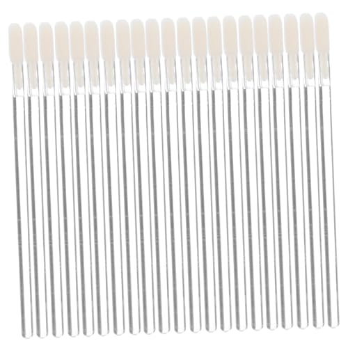 Healeved 100 Pcs Lip Makeup Brushes Crystal Lip Gloss Applicators Disposable Lip Brush Kit Soft Comfortable Makeup Tools