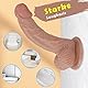 19.5CM Dildo - Silikon Dildos Realistischer Penis mit Starker Saugnäpfe XXL Dildo Stimulate G-Punkt Anal Dildo Analdildo Anal Plug Sex Toy Erotisches Sexspielzeug für Frauen Männer Couples Adults