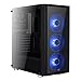 Aerocool QUARTZ - Scatola gaming per PC,ATX,vetro temperato,7 slot di espansione