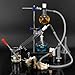 QWORK 12 Pieces 100 ML Home Distillation Apparatus Set - to Making Essential Oil, Chemistry Glass Distilling, Lab Glassware Kit