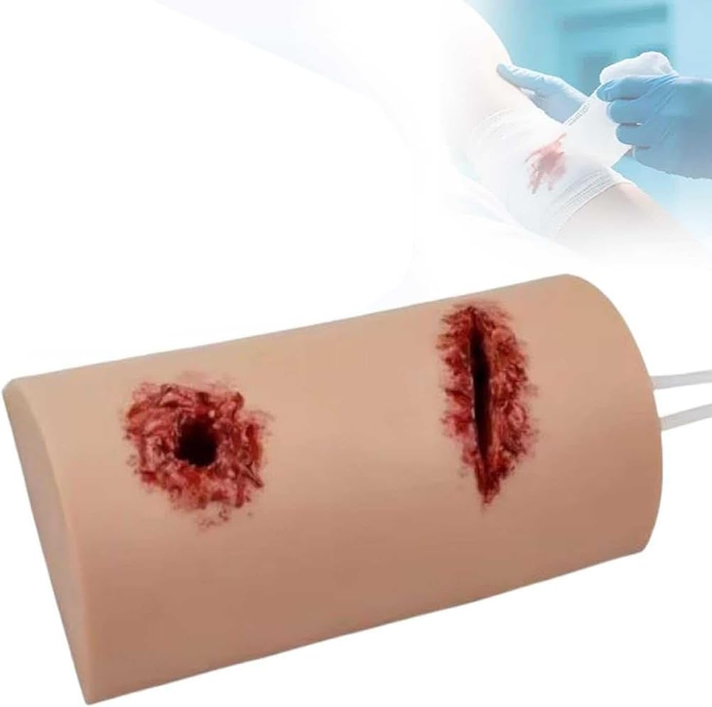 Modelo De Entrenador De Cuidado De Heridas Modelo De Hemostasia De Heridas Simulada Kit De Entrenamiento De Empaquetamiento De Heridas Y Torniquete Kit De Entrenamiento