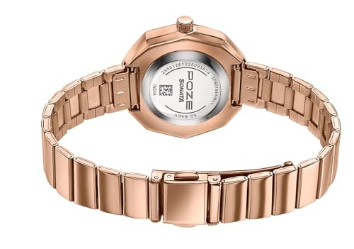 Image of Sonata Poze 9 with Quartz Analog with SS Cut fold Strap Watch for Women