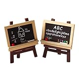 De tableau noir micro paysage : fabriqué en bois, sûr et utilisable, doux pour la peau, adapté aux enfants, , de chevalet de tableau noir miniature