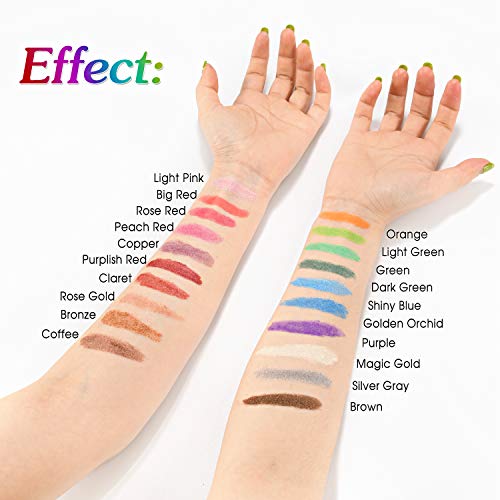 24 Color Mica Powder- Epoxy Resin Dye -Bath Bomb Dye Powder - Soap Making Colorant - Lip Gloss- Powdered Pigments Set for Makeup, Resin Jewelry, Craft Projects(0.18 oz Each Color) - Thumbnail 2