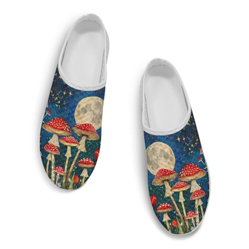 Binienty Women Mules Breathable Mesh Slip on Backless Walking Sneakers for Outings Shopping Camping2