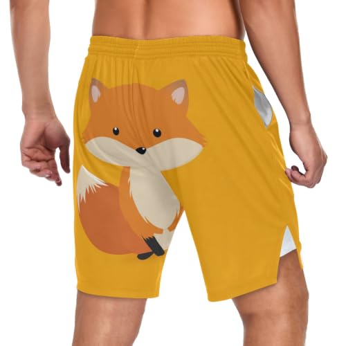 Short de course double couche GuoChe avec poches latérales pratiques