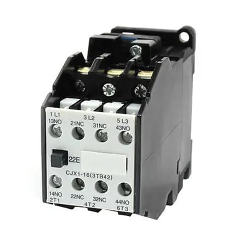 Contacteur AC de commande de moteur CJX1-16 haute durabilité avec contacts 2NO 2NC