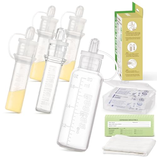 Image of haakaa Colostrum Collector Set Colostrum Syringes for Liquid Breast Milk Collector Milk Catcher, Ready-to-Use, Reusable & Leakproof, Include a Cotton Wipe and a Portable Case (20ml,1 pk & 4ml,4 pk)