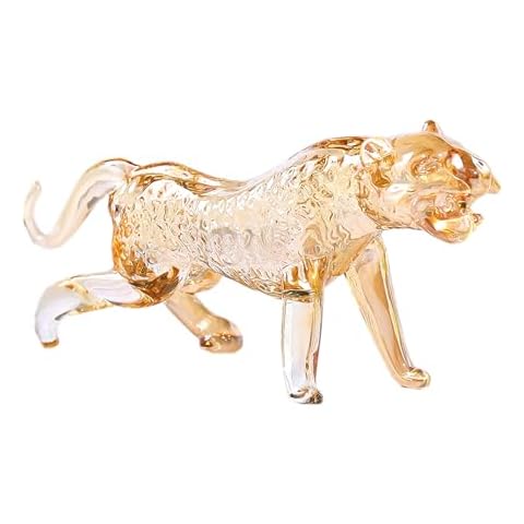 Crystal Gold Leopard Figurines for Home Cover