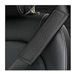 CGEAMDY 2 Piezas Cuscino Cintura Sicurezza, Hombreras de Cinturón de Seguridad, Protezione per Cintura di Sicurezza, Imbottitura per Cintura di Sicurezza, para Adultos y Niños (Negro)