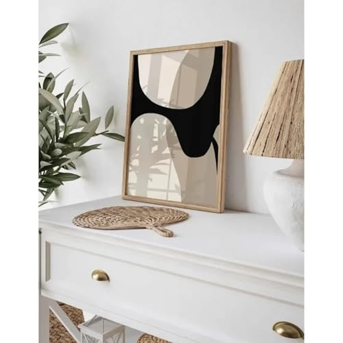 Peinture sur toile abstraite salon | Galerie d'art mural minimaliste et décoration moderne