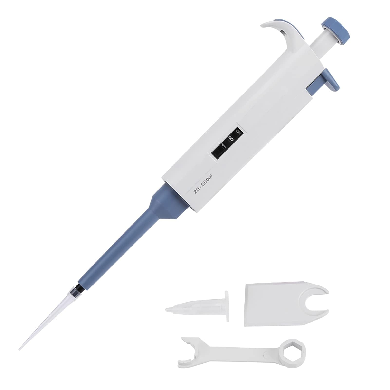 Pipet, Lab MicroPipette, Single-Channel Adjustable Volume Micro Pipette High-Accurate MicroPipette Variable Volume Pipette, Transfer Pipettes