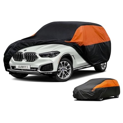 BMW Car Cover Custom Fit BMW X6 Waterproof All Weather for Automobiles, Lightweight Full Exterior Cover Outdoor Sun UV Rain Dust Snow Wind Protection. 10 BMW 10 BMW X6