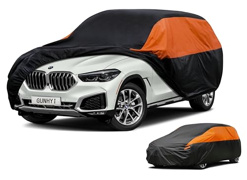 Image of GUNHYI BMW Car Cover Custom Fit BMW X6 Waterproof All Weather for Automobiles, Lightweight Full Exterior Cover Outdoor Sun UV Rain Dust Snow Wind Protection.